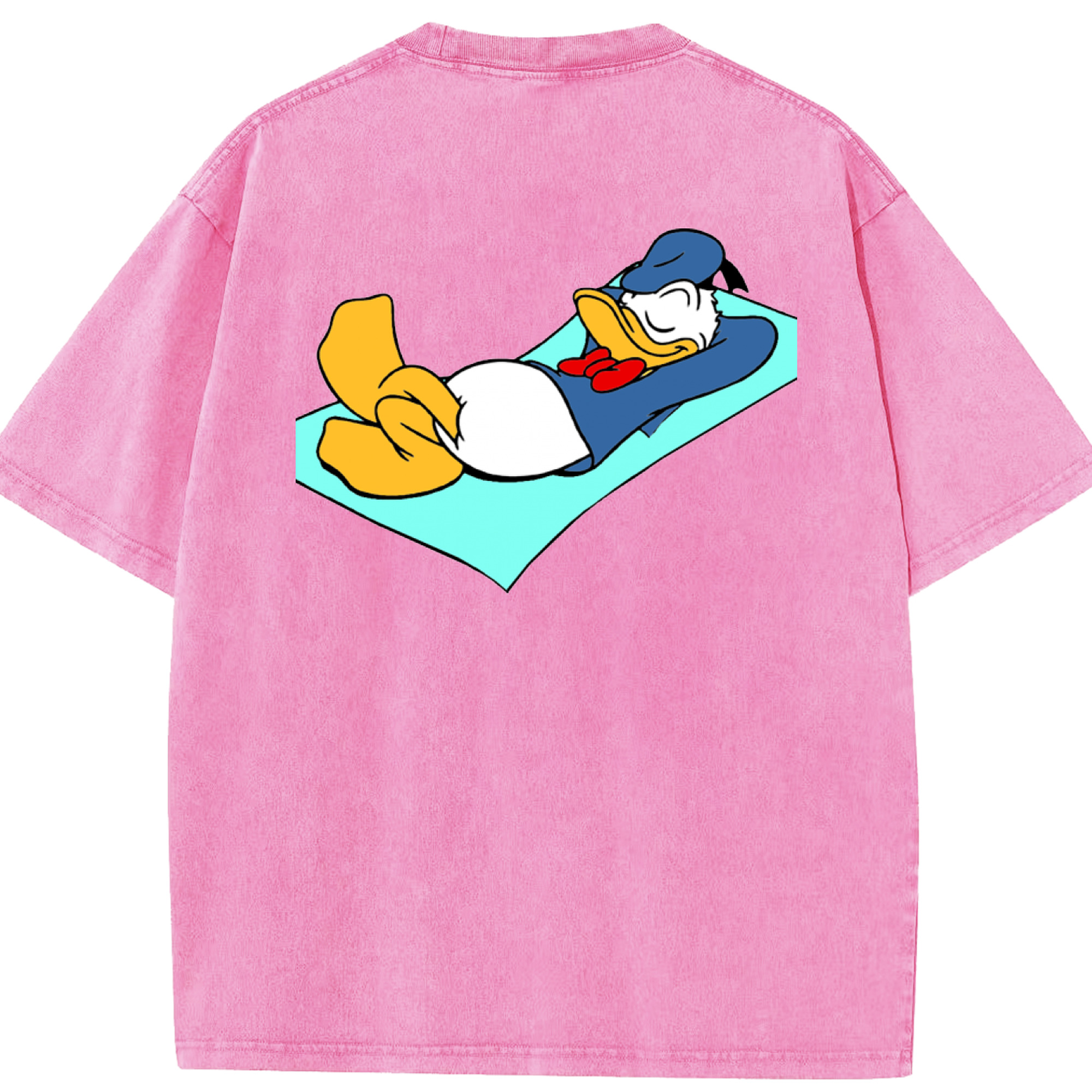 （画像用） ミッキーマウス Mickey Mouse 綿100% ヴィンテージ風 半袖Tシャツ（背面プリント）